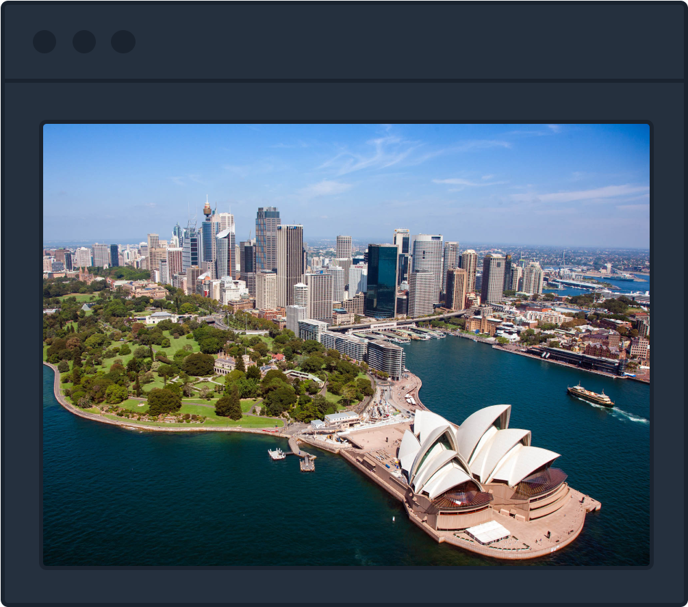 Sydney harbor skyline